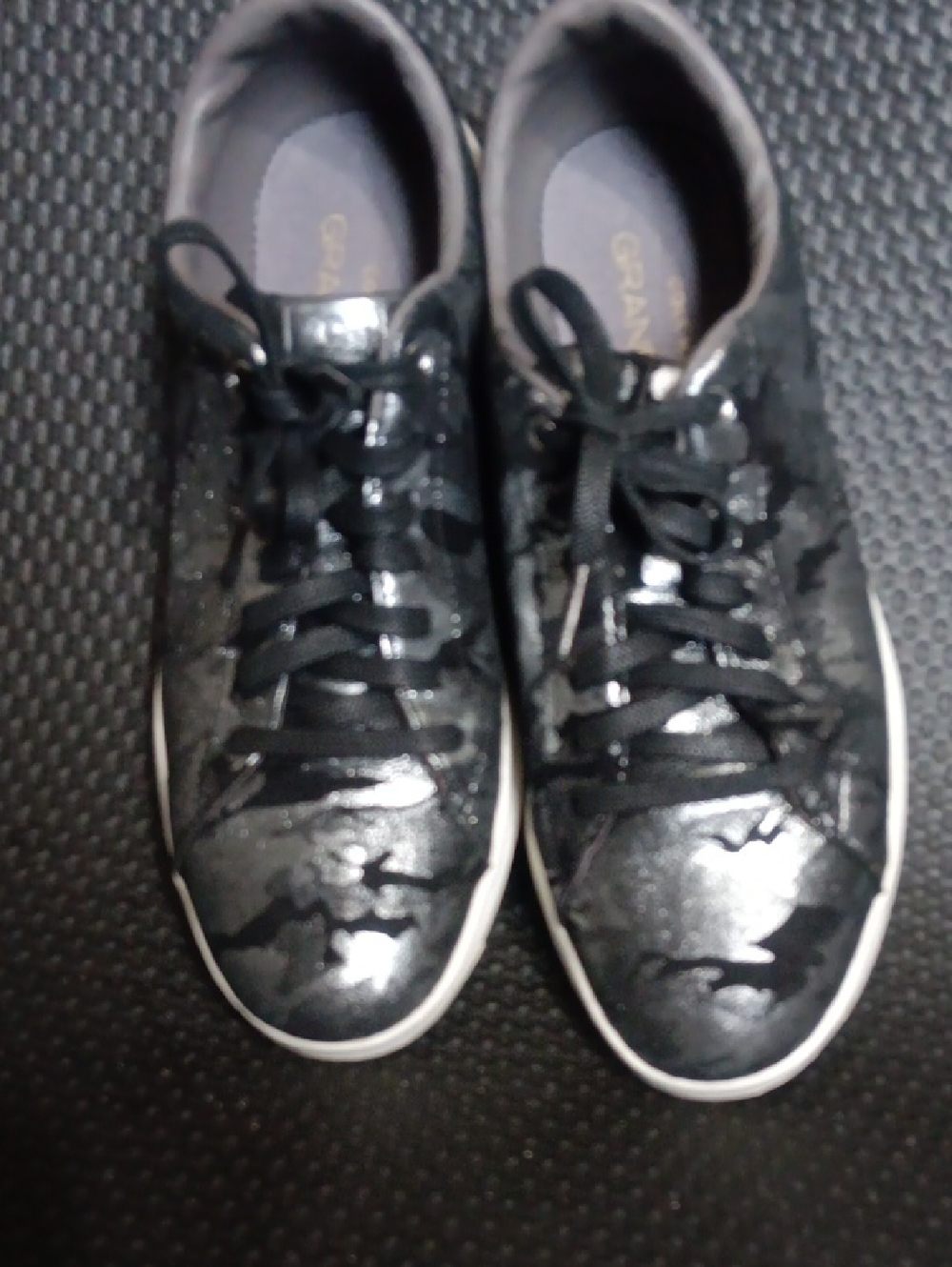 Cole Haan Black Low-Top Lace-Up Sneakers